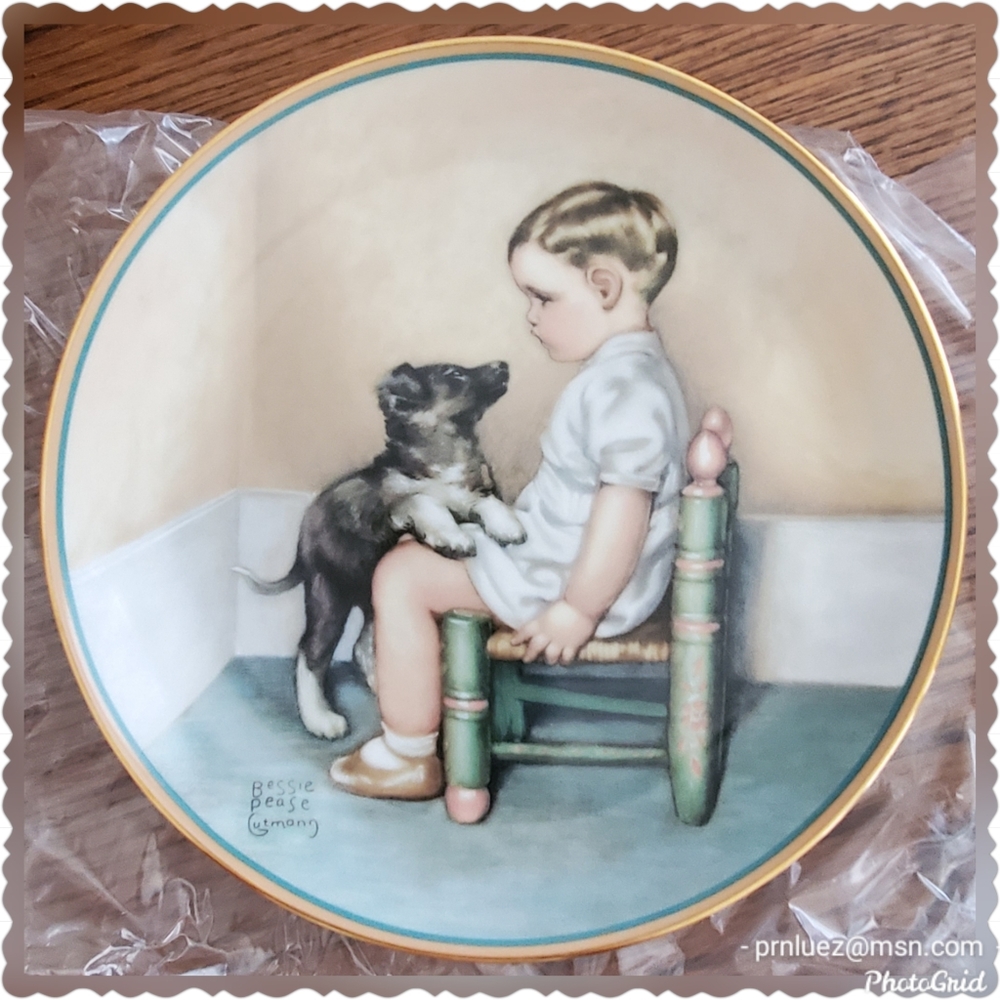 Bessie Pease Gutmann Collector Plate, "Sympathy"